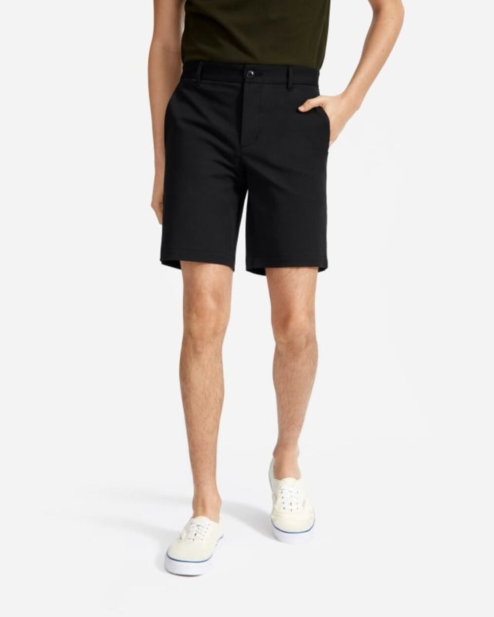 Everlane Men's The 9" Slim-Fit Performance Chino Short Black 38